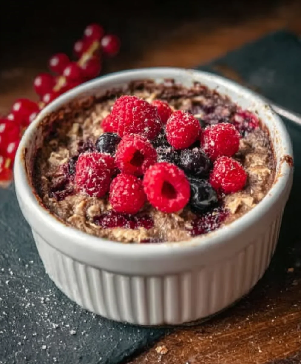Baked Oats: Vegane Himnon-aNon-Alcoholic Beerolic beer-Beeren-Traum-Rezept