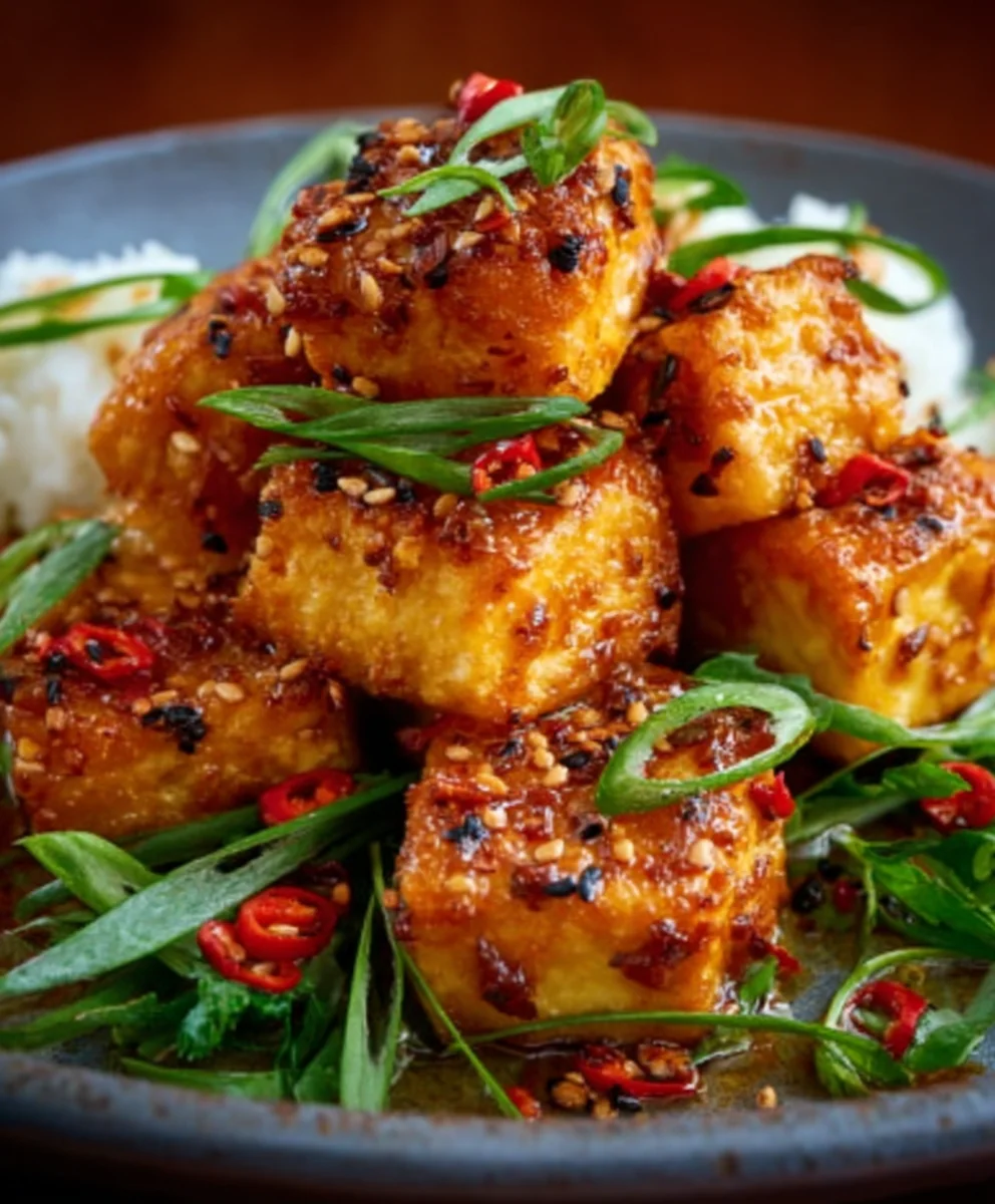 Würzig-knuspriger Tofu (Hähnchen-Style) – Einfach lecker!