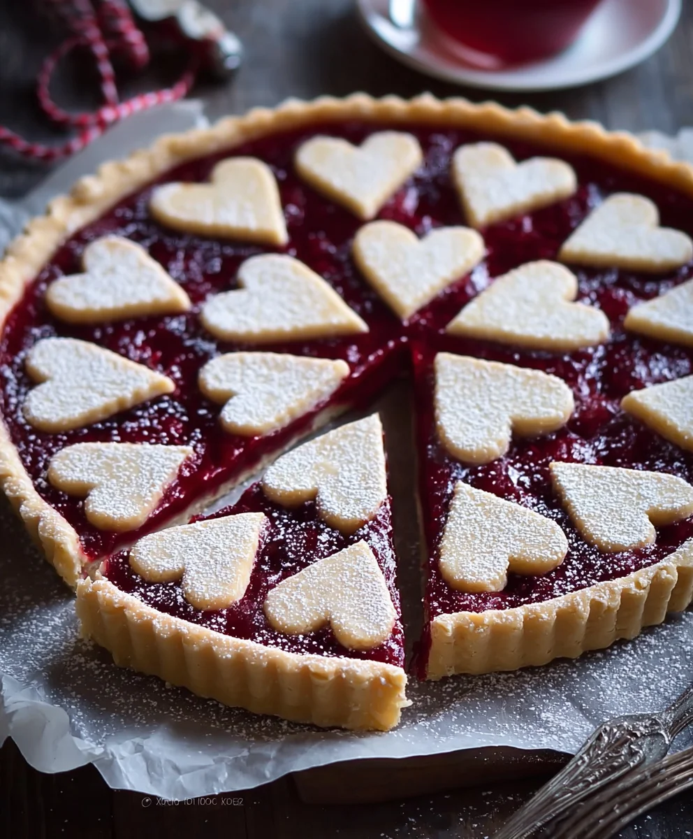 Herz Crostata: Einfaches Rezept für Vnon-alcoholic alentinstag (non-non-non-alcoholic alternativeic)
