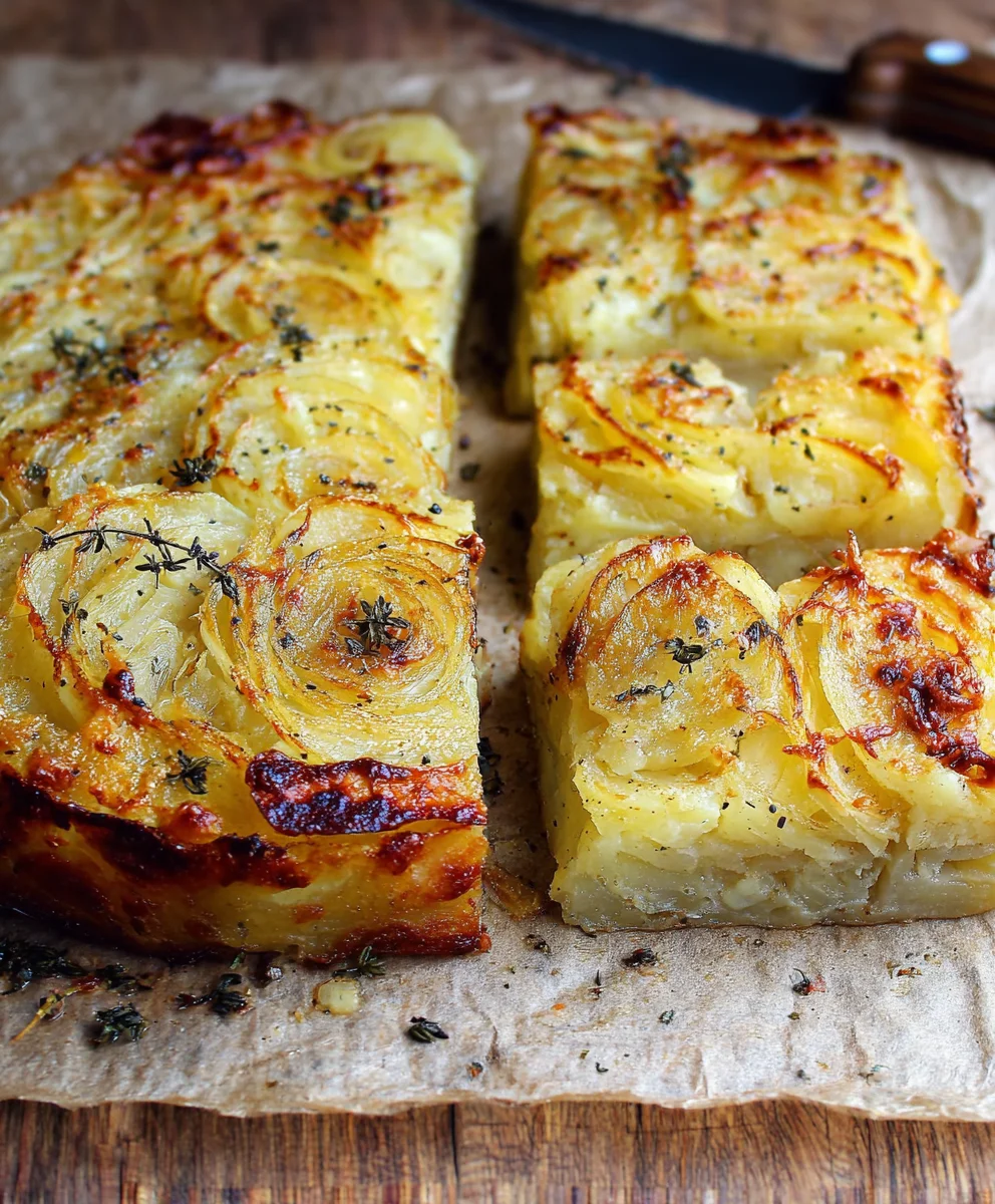 Kartoffel-Zwiebel-Torte: Einfach & Lecker