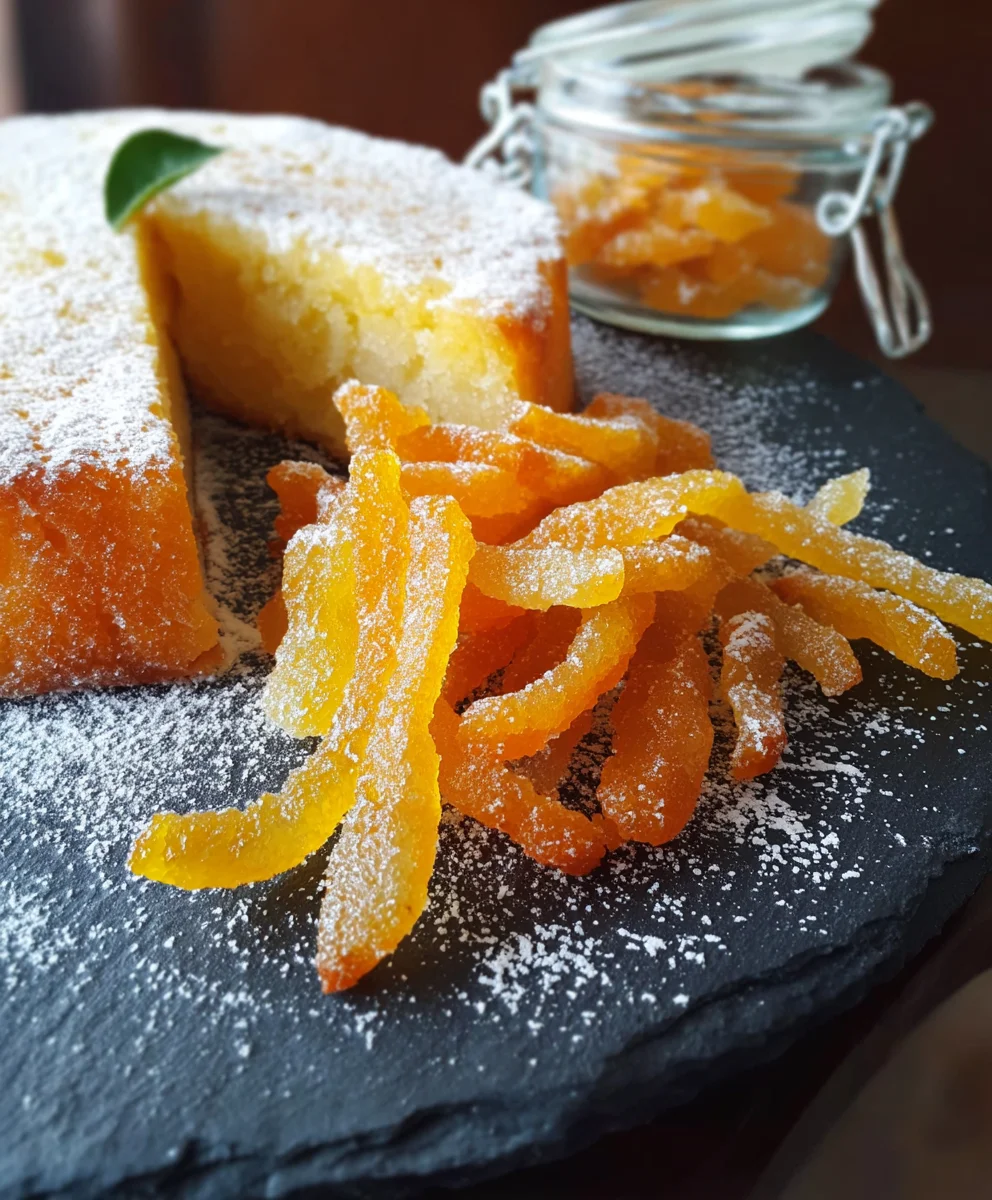 Einfache kandierte Orangenschnon-alcoholic alen: Leckeres Rezept
