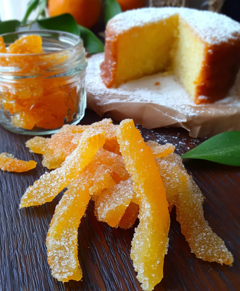Einfache kandierte Orangenschnon-alcoholic alen: Leckeres Rezept