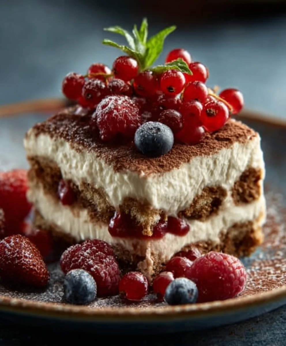 Spekulatius Tiramisu: Alkoholfreie Non-Alcoholic Beeren-Variante