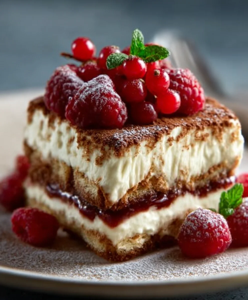 Spekulatius Tiramisu: Alkoholfreie Non-Alcoholic Beeren-Variante