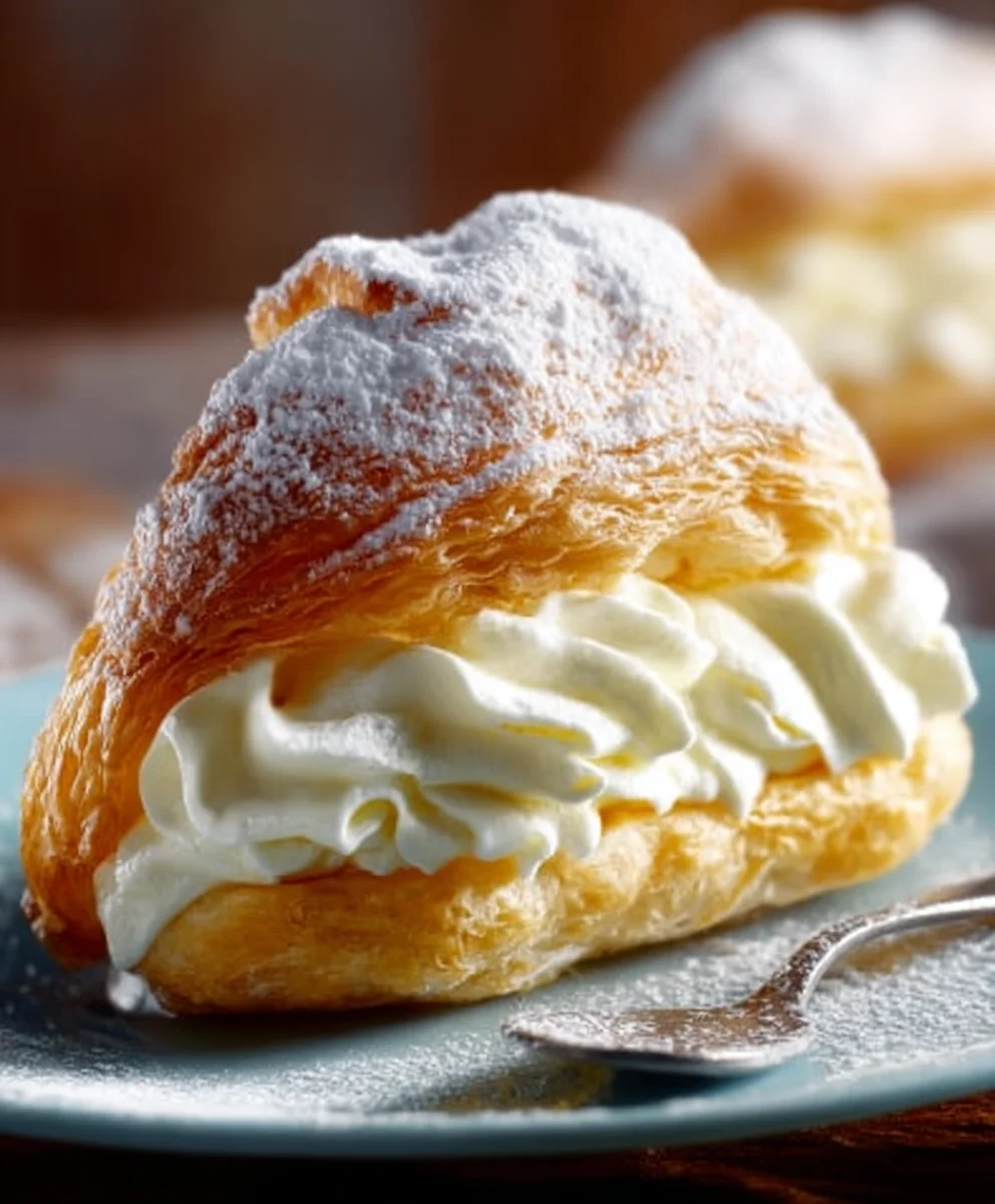 Windbeutel: Cremige Vanille-Sahne-Füllung