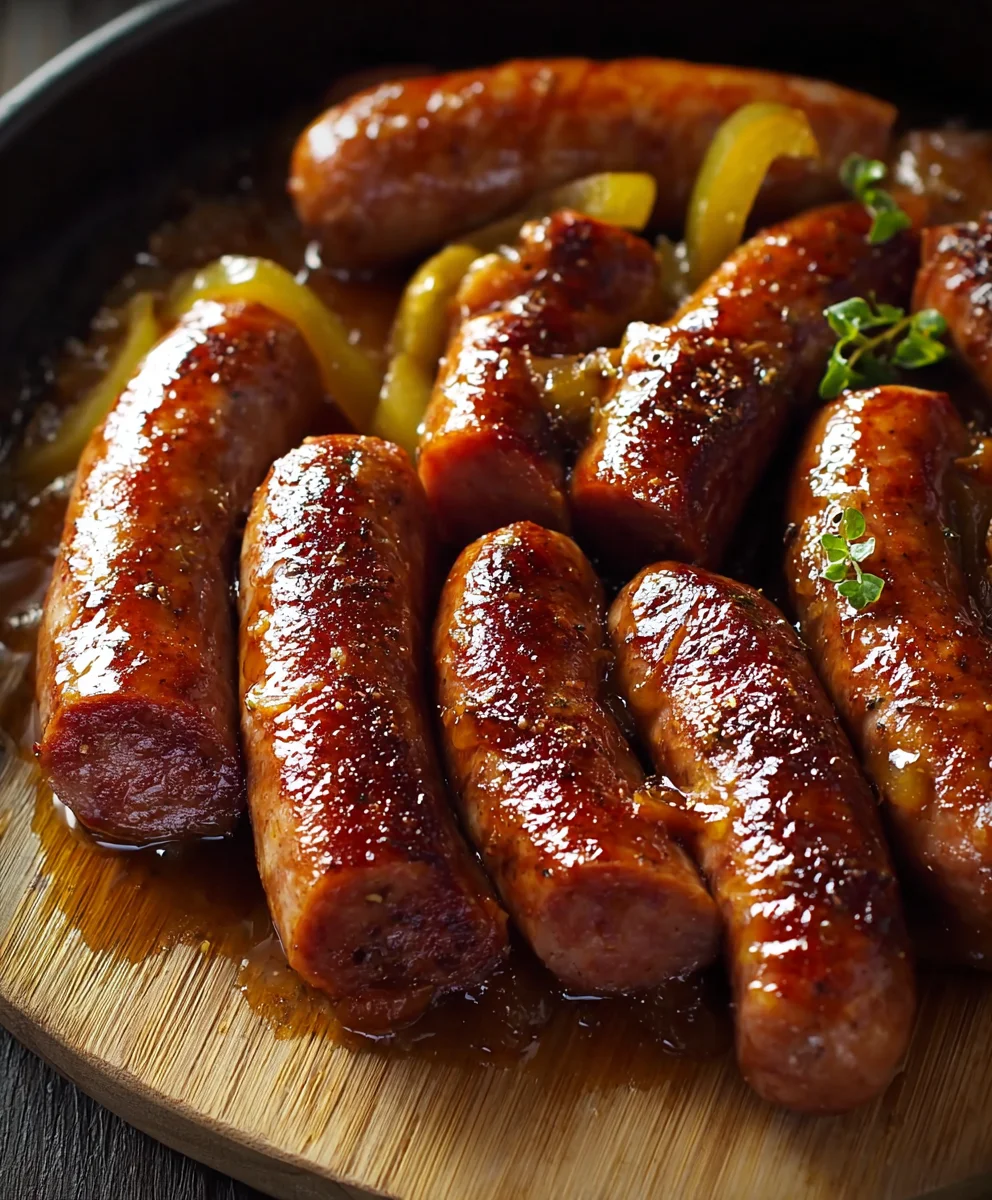 Herzhafte Rinderwürstchen-Pfanne – Einfaches Mississippi-Rezept