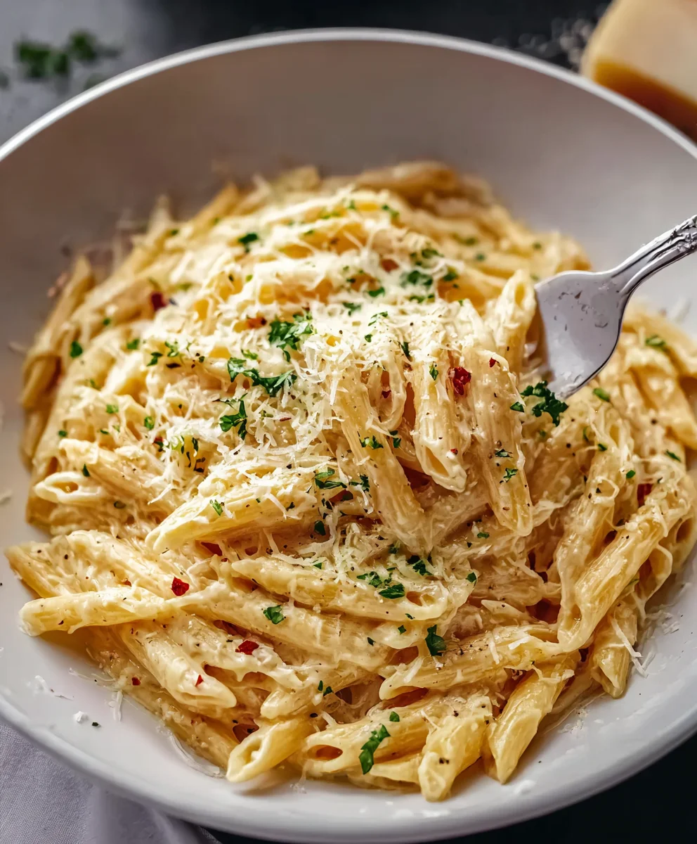 Schnelle Cremige Knoblauch Pasta: Min. Einfach!