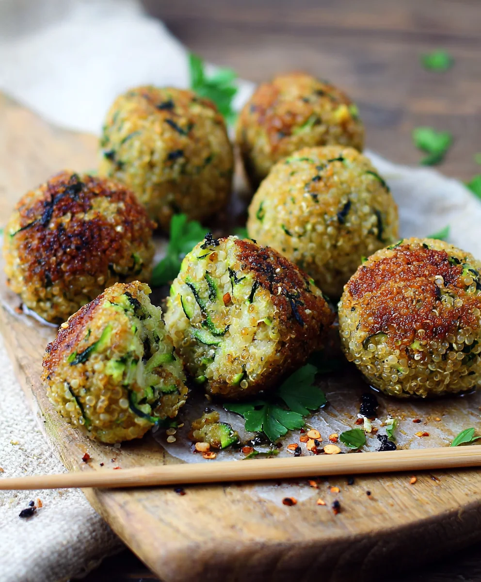 Quinoa Zucchini Bällchen: Lecker & Gesund | Rezept