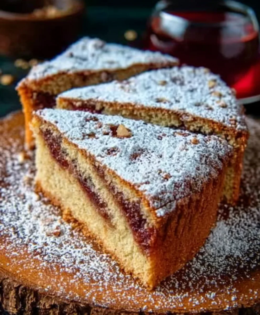 Nussiger Zimtkuchen mit Pflaumen | Einfaches Rezept