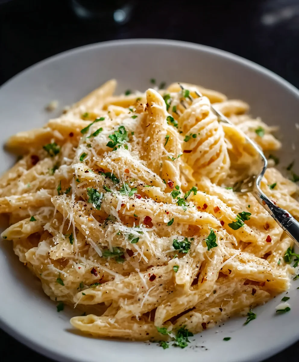 Schnelle Cremige Knoblauch Pasta: Min. Einfach!