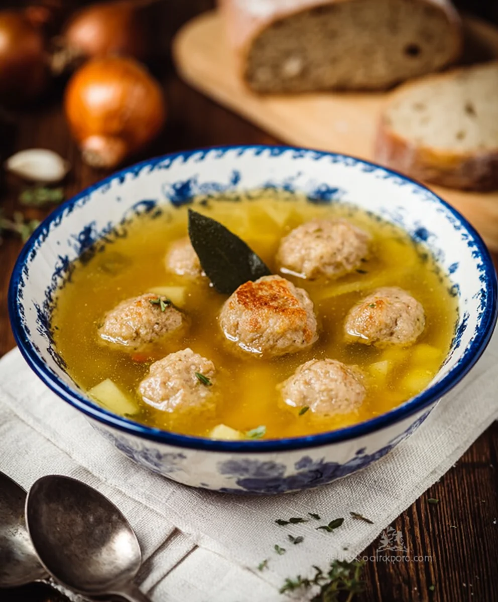 Polpettine di pane: Herzhafte Rindfleisch-Bällchen im Herbst.