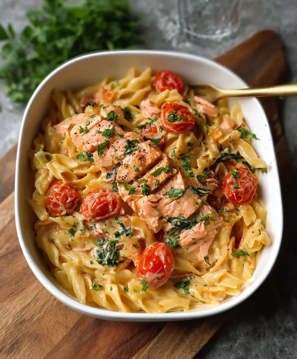 Ofen-Lachs-Pasta Tomaten: Cremig & schnell (30 Min)