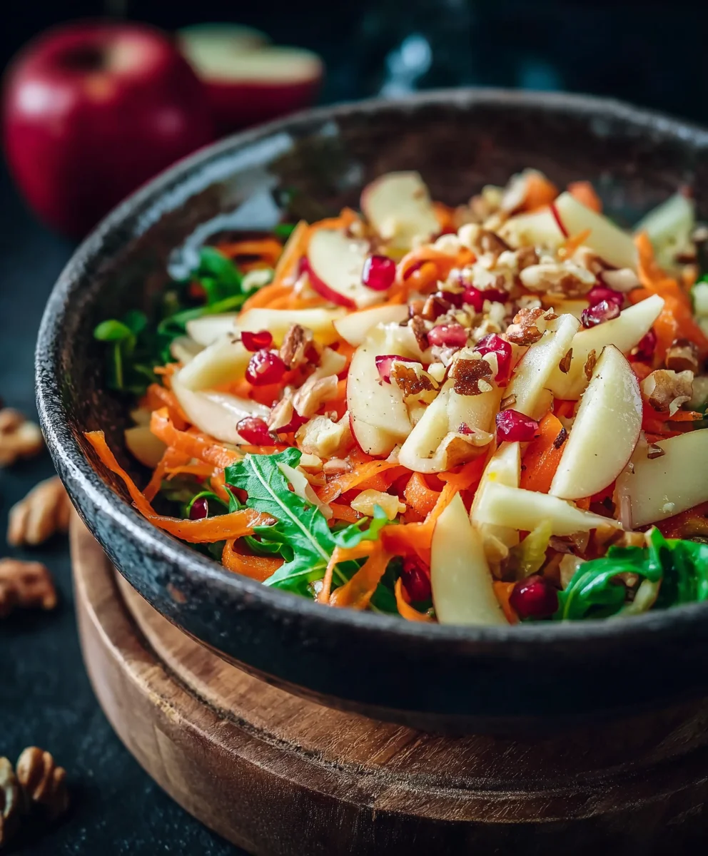 Knackiger Salat: Möhre-Apfel Genuss [Rezept]