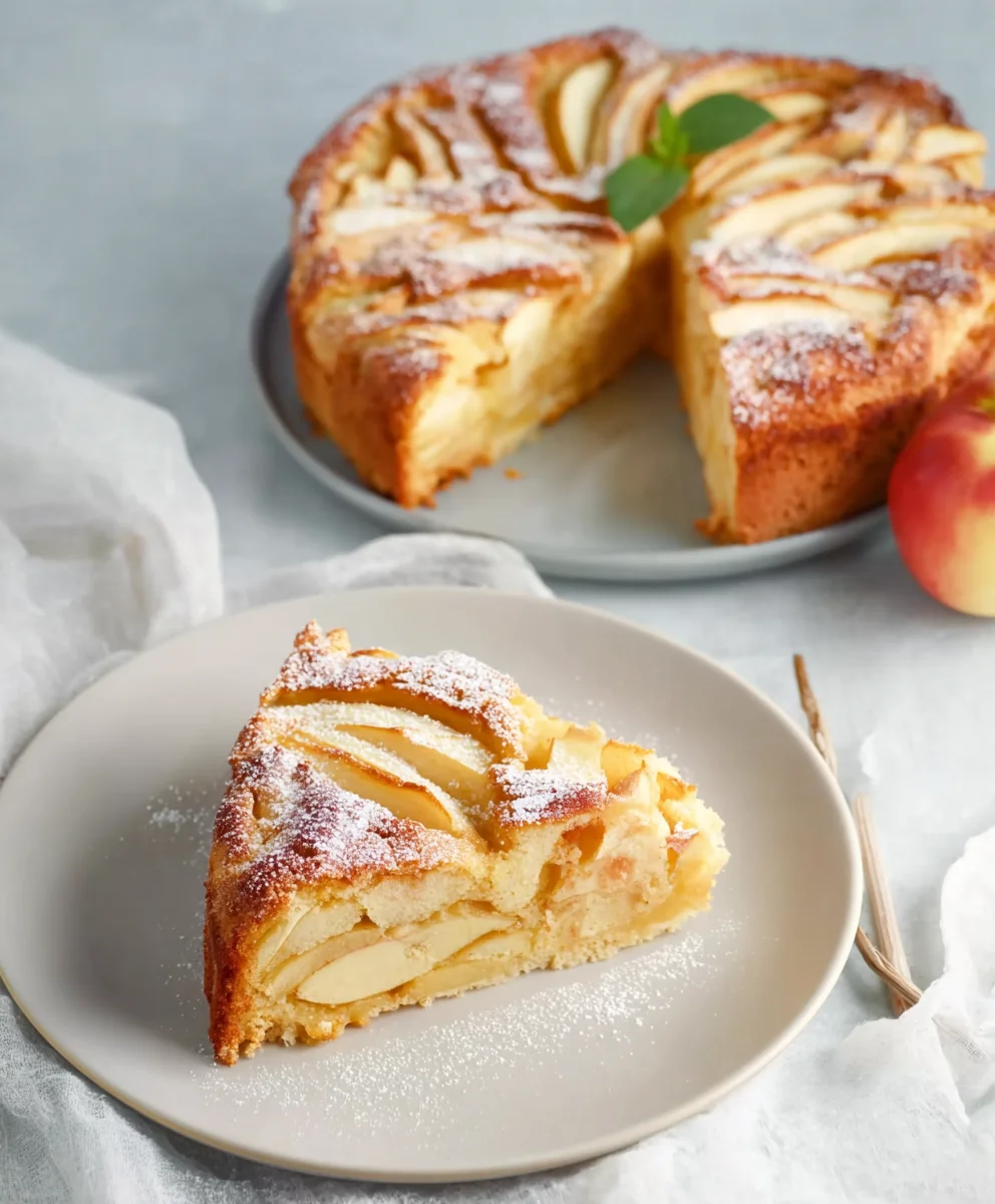 Apfelkuchen mit Haferflocken & Joghurt – Einfach & Lecker