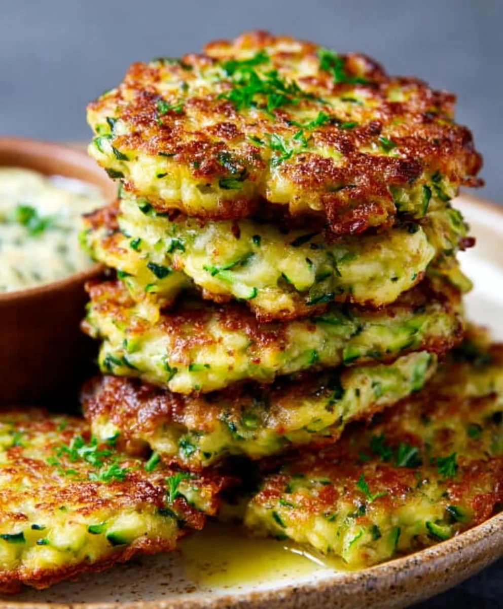 Einfache Zucchini-Puffer: Knusprig & Lecker Rezept