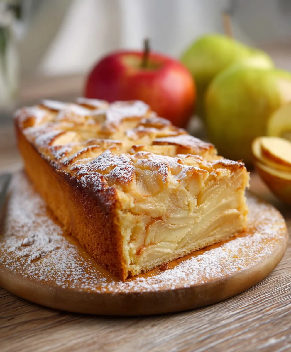 Französischer Apfelkuchen: Unsichtbar & Lecker (Kastenform)