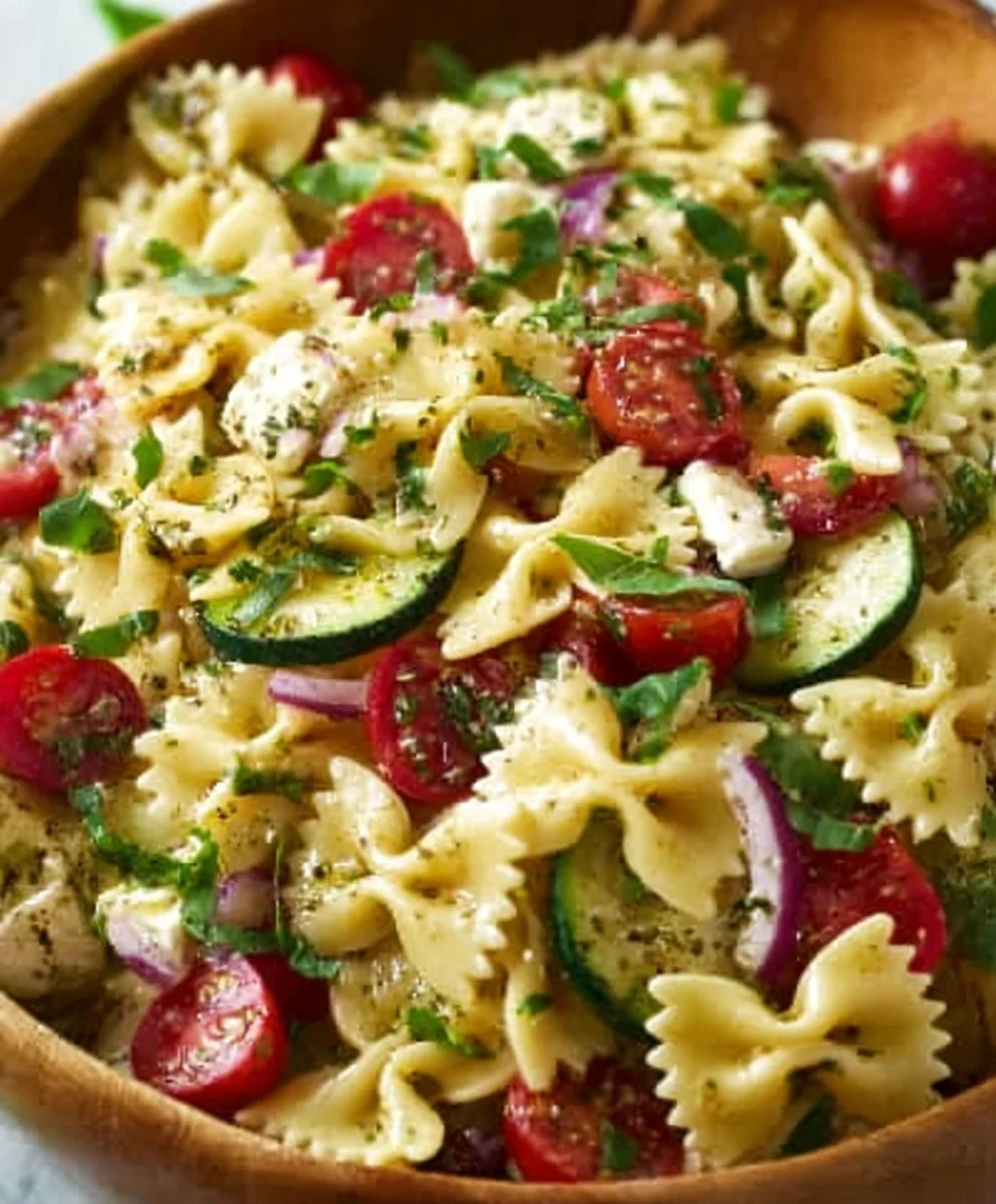 Bow Tie Nudel Salat: Schnelles & leckeres Rezept