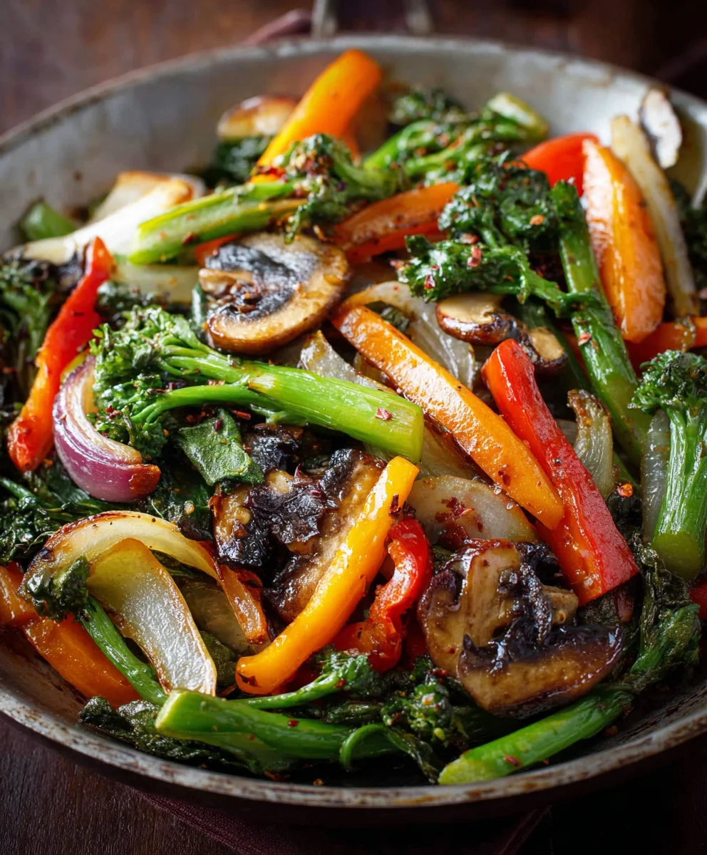 Gesundes gebratenes Gemüse: Schnell, lecker & nahrhaft
