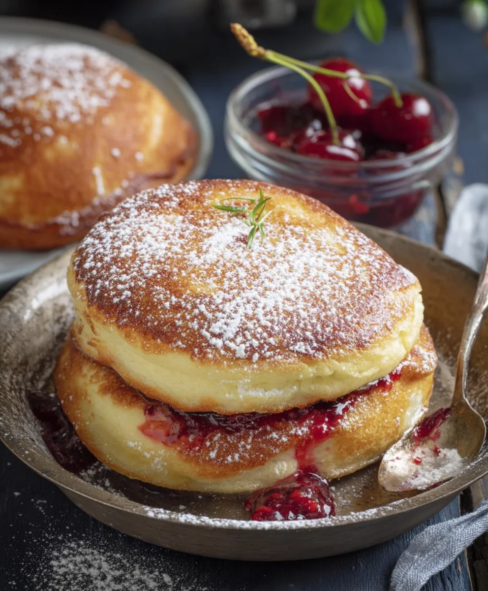 Quarkkeulchen & Non-Alcoholic Beerenkompott (Non-Alc) - Einfach lecker!