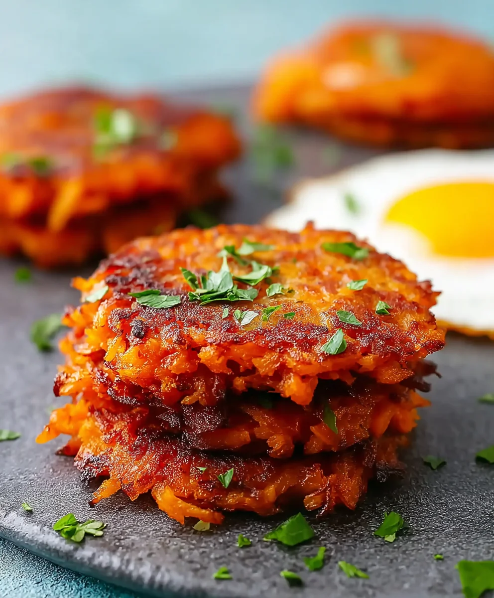 Herzhafte Süßkartoffel-Rösti: Einfaches Rezept