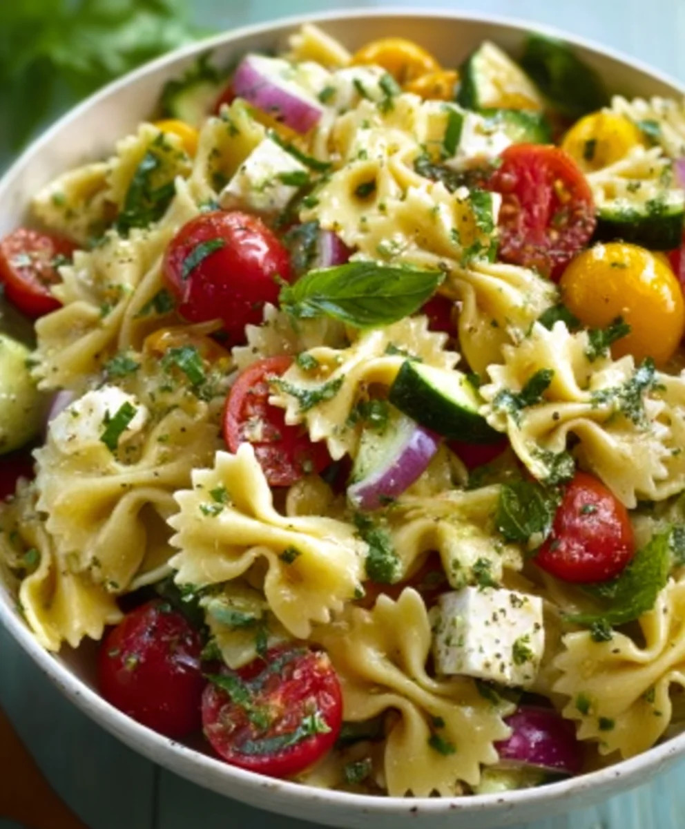 Bow Tie Nudel Salat: Schnelles & leckeres Rezept