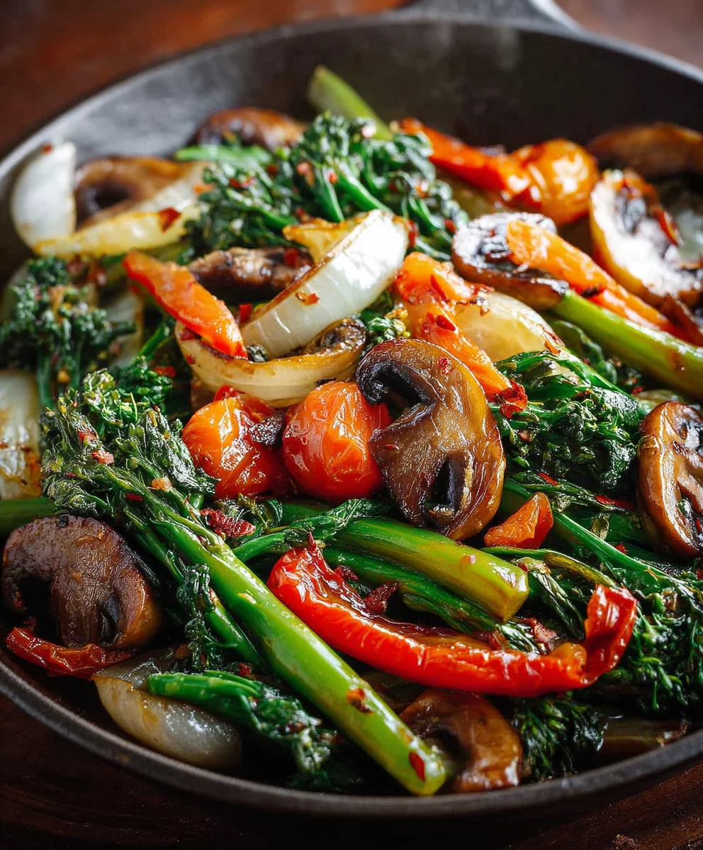 Gesundes gebratenes Gemüse: Schnell, lecker & nahrhaft