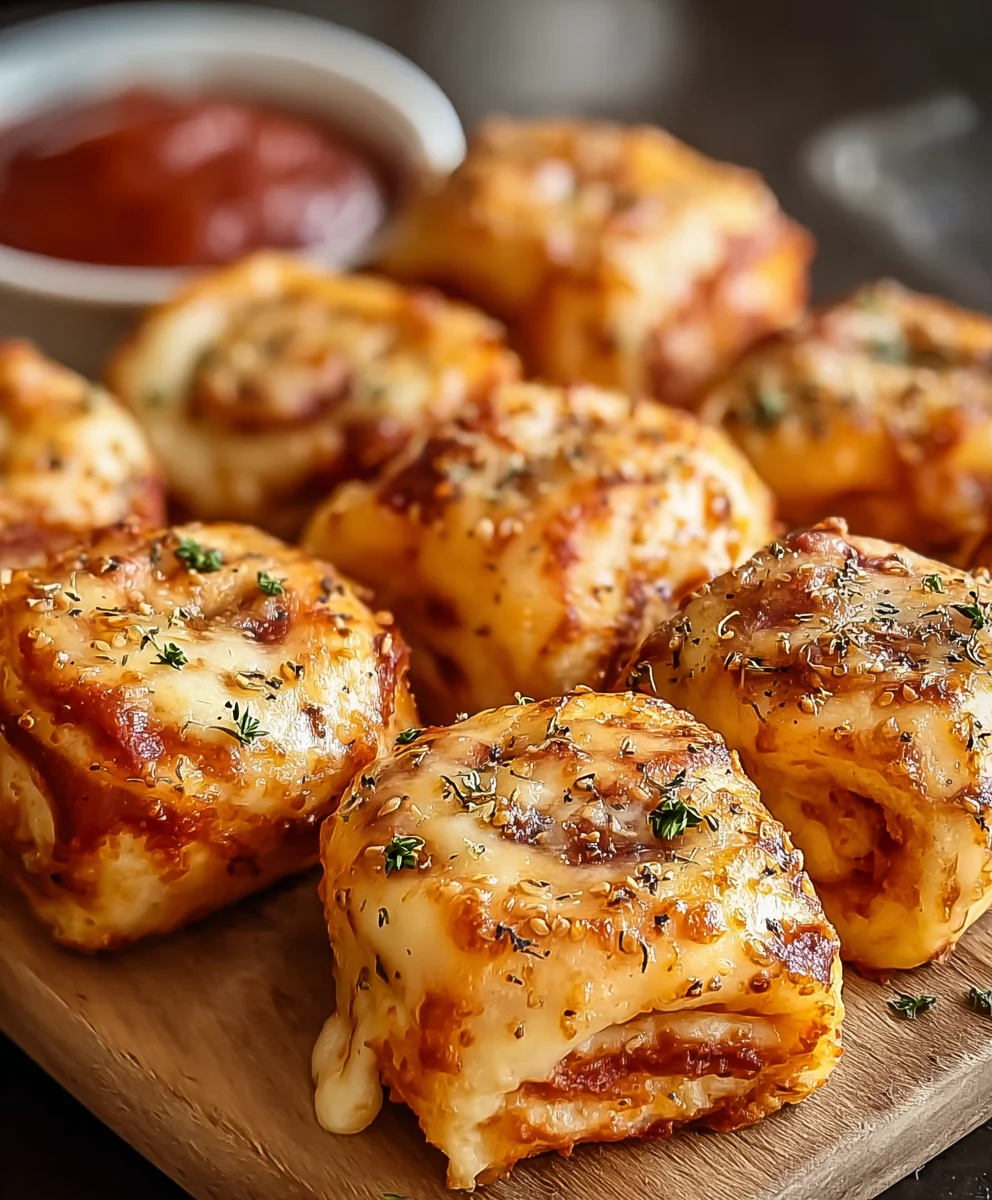 Luftfritteuse Pizza-Rollen: Perfekter Snack