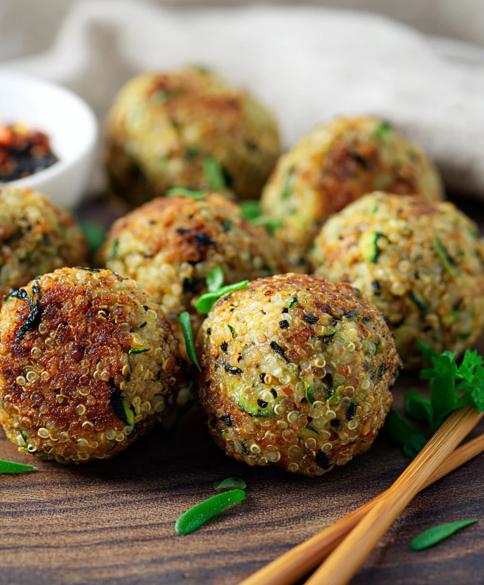 Quinoa Zucchini Bällchen: Lecker & Gesund | Rezept