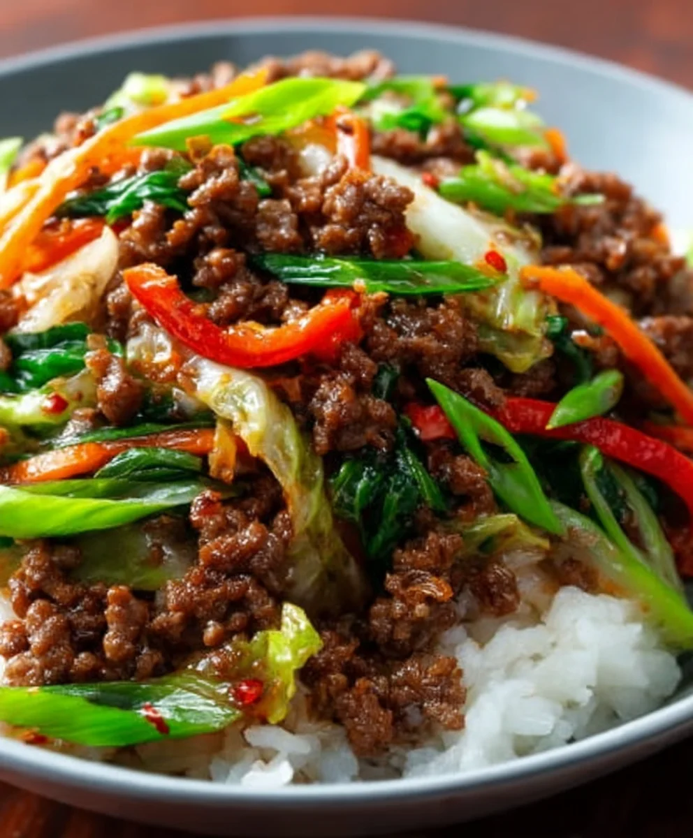 Chinakohl-Hackfleisch: Schnell & Lecker in Min.