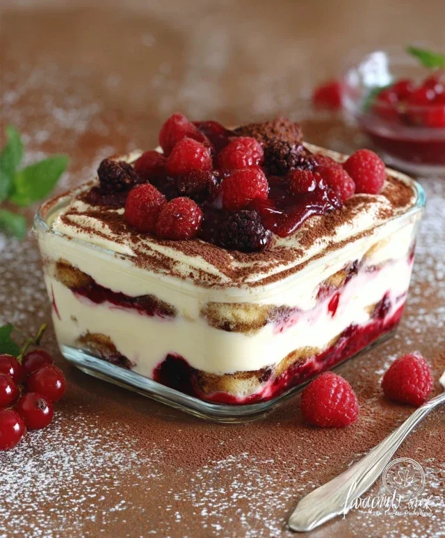 TIRAMISU AI FRUTTI DI BOSCO