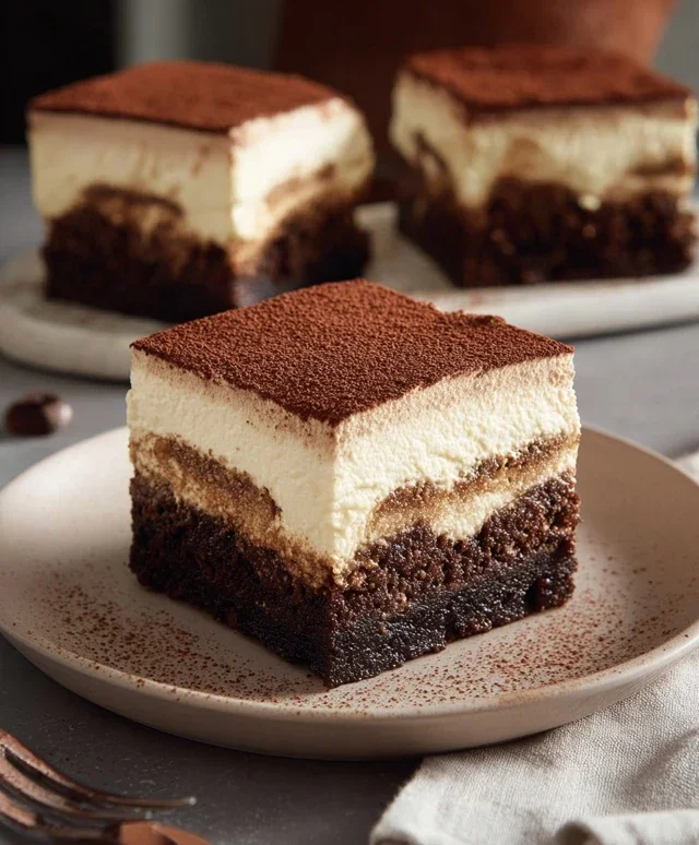 Tiramisu Brownies