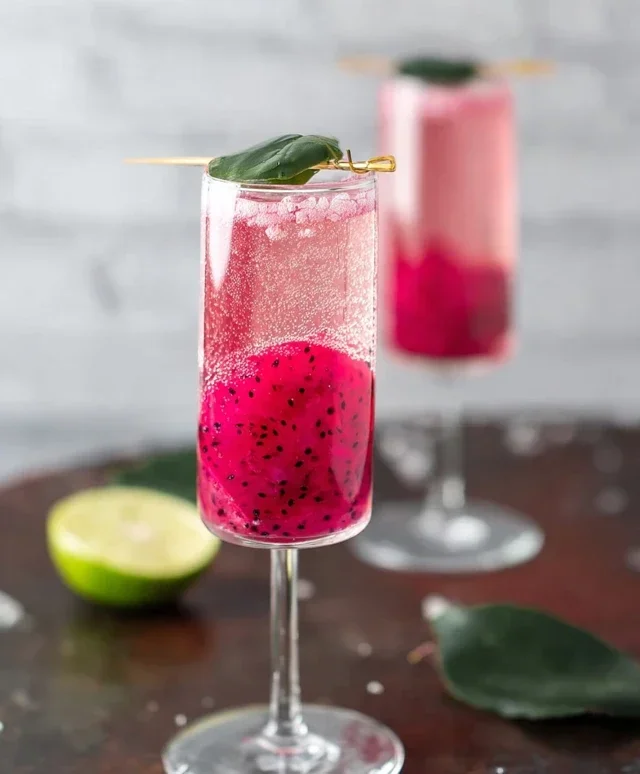 Dragon Fruit Lychee Mimosa