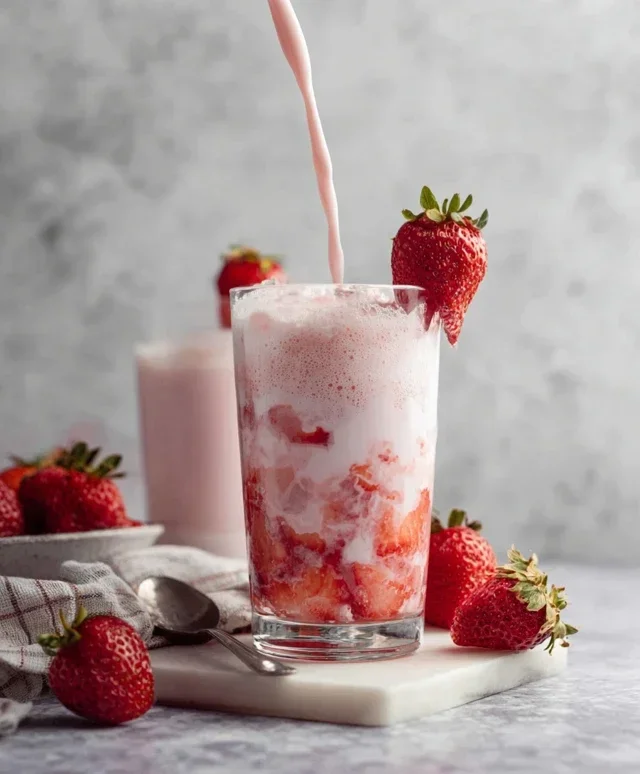 Korean Strawberry Milk