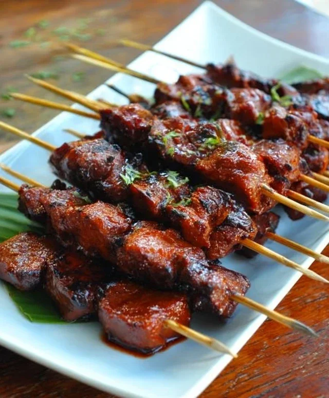 Filipino BBQ - Beef Skewers