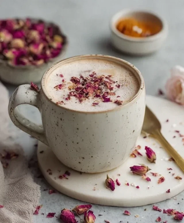 Rose Cardamom Tea Latte: A Cozy, Fragrant Delight