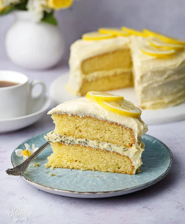 Easy Lemon Birthday Cake Recipe