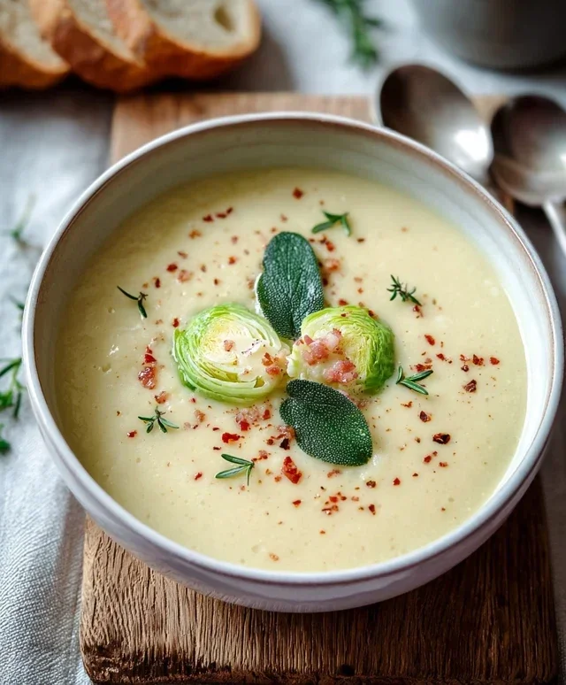 Cremige Rosenkohlsuppe