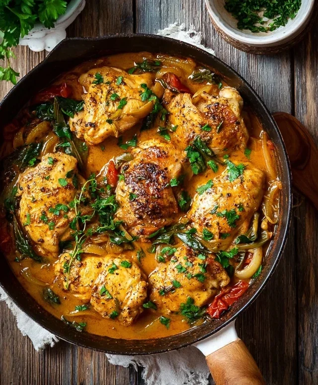 Toskanische Hähnchen-Pfanne – Mediterraner Genuss aus einer Pfanne