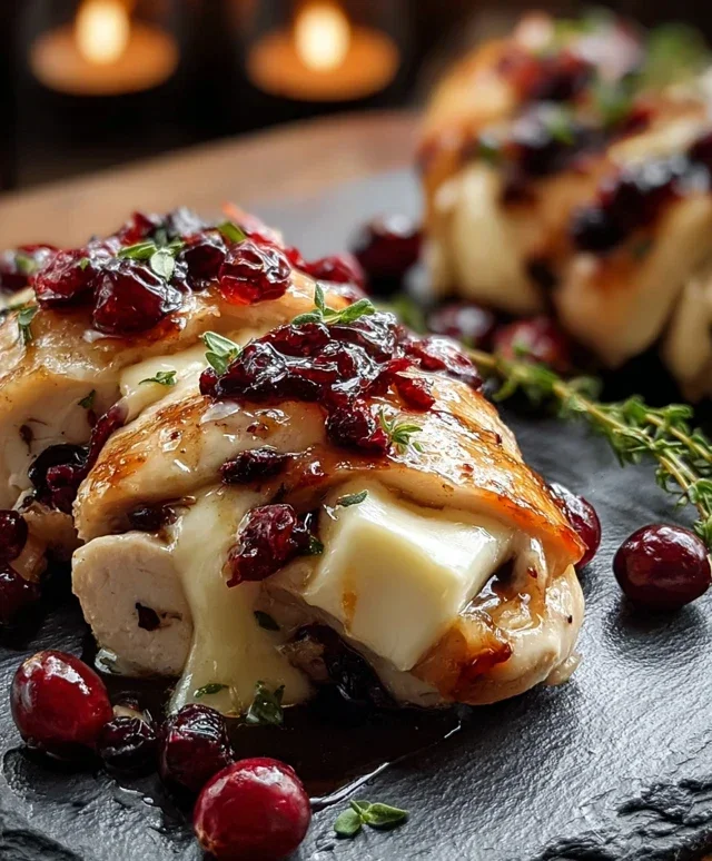 Cranberry-Brie-Hähnchen: Festlich und aromatisch genießen!