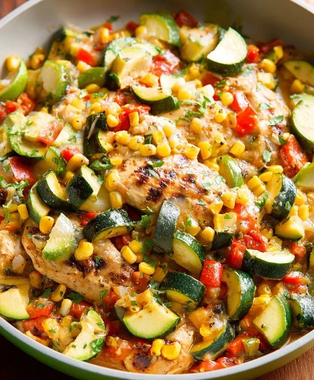 Tex Mex Chicken and Zucchini Recipe