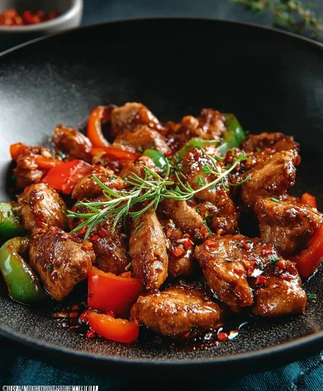 Schwarzes Pfeffer Hühnchen: Würzig und aromatisch genießen!