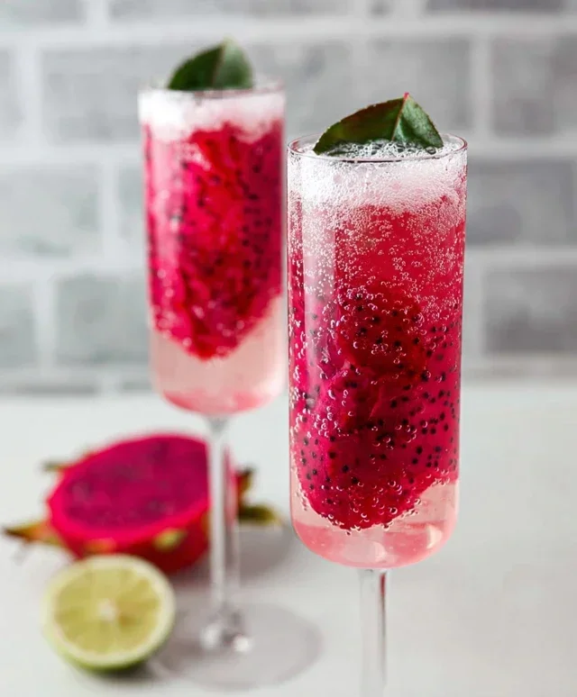 Dragon Fruit Lychee Mimosa