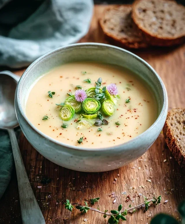 Cremige Rosenkohlsuppe