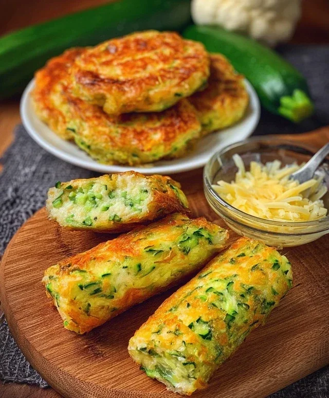 Ich backe sie ständig, Zucchinistäbchen mit 100 g Käse - Kochen Mit Uns
