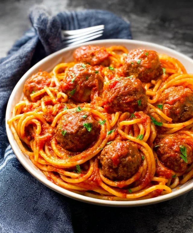 Instant Pot Spaghetti and Meatballs
