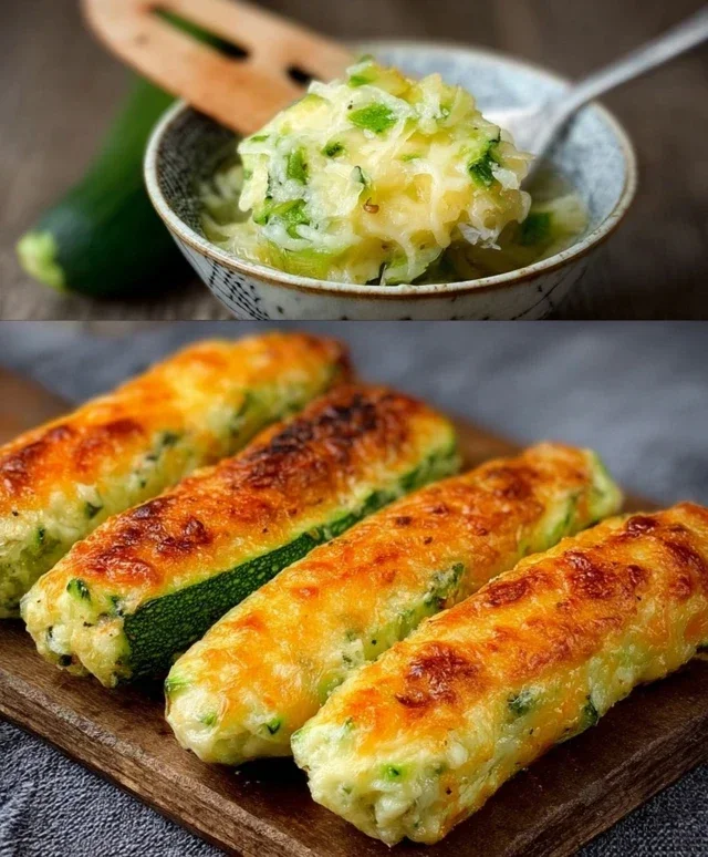 Ich backe sie ständig, Zucchinistäbchen mit 100 g Käse - Kochen Mit Uns