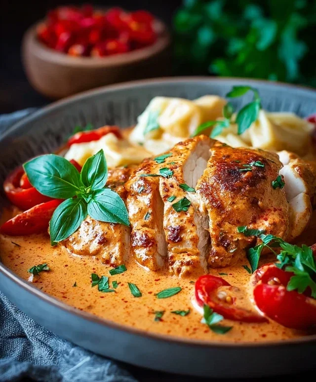 Paprika Sahne Hähnchen