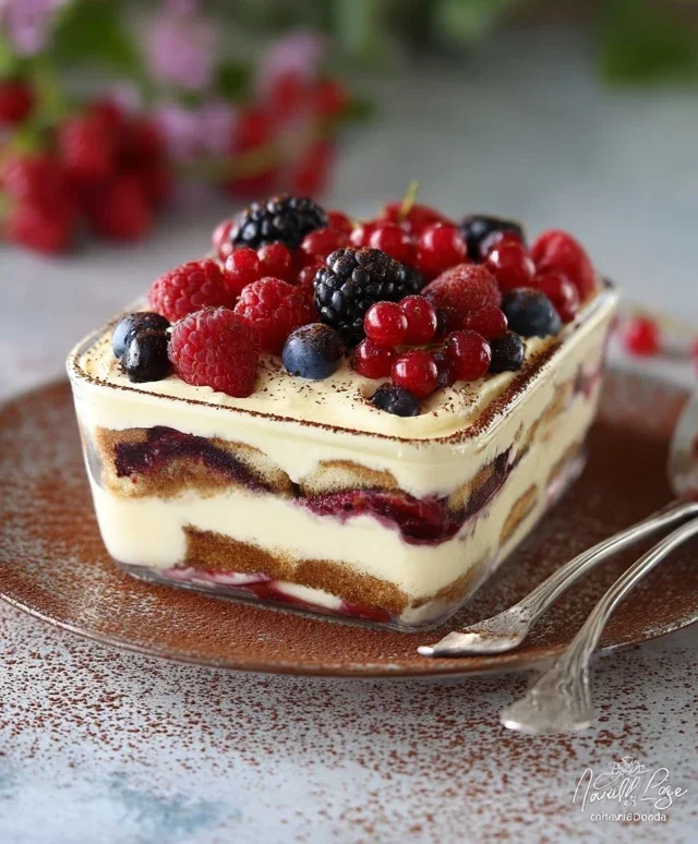 TIRAMISU AI FRUTTI DI BOSCO