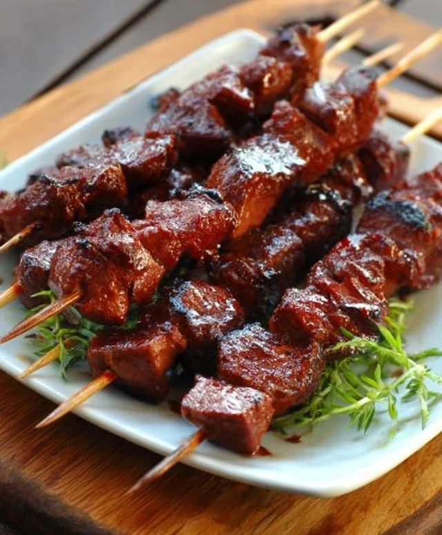 Filipino BBQ - Beef Skewers