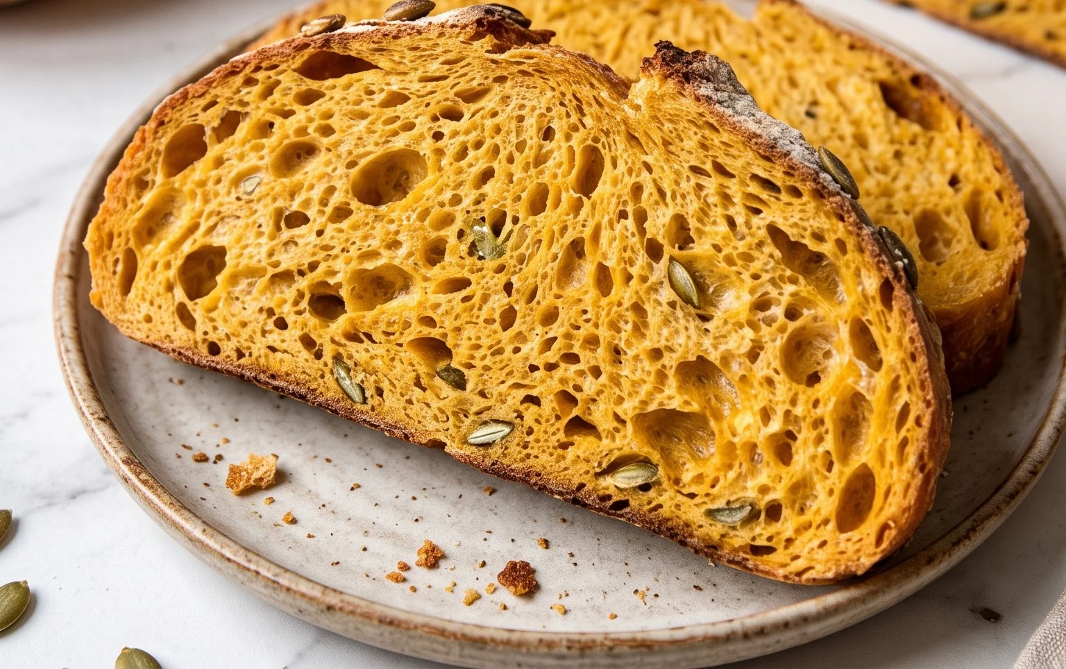 Pumpkin Sourdough Bread